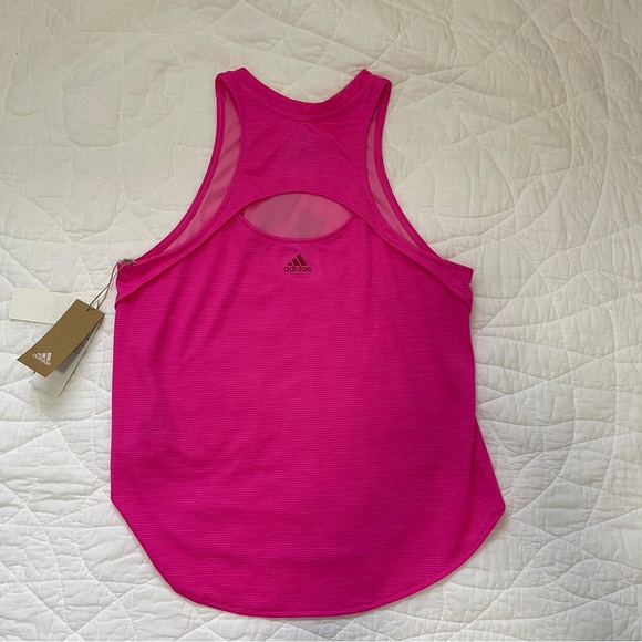 Adidas BOS logo tank top size medium in screaming pink/wild - Picture 6 of 9